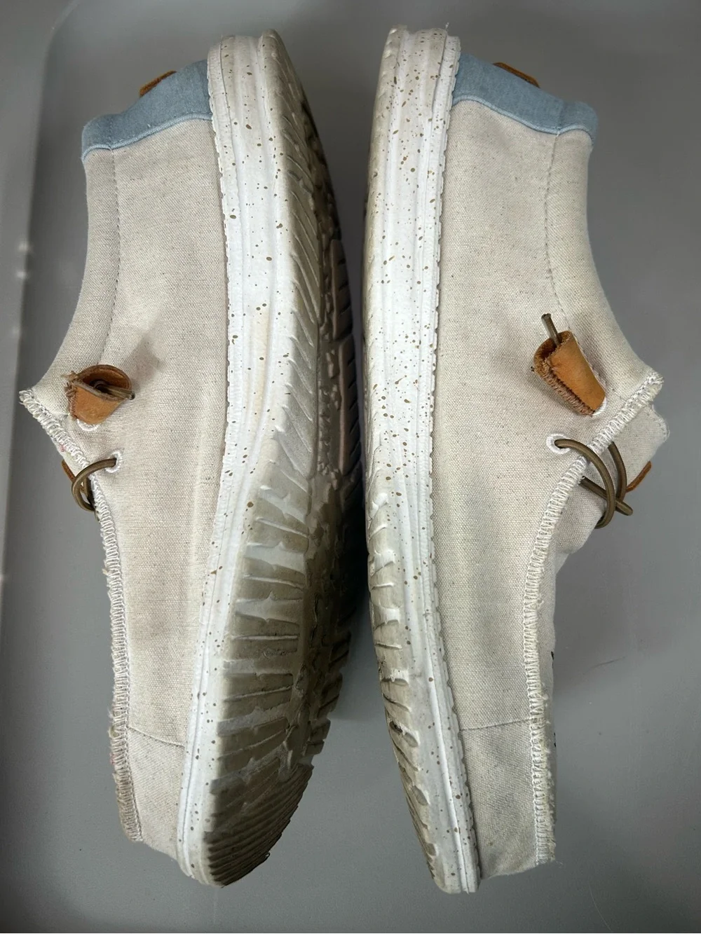 Hey Dude Wally Americana Eagle Slip on Loafers Sz 14